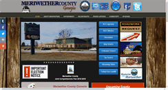 Desktop Screenshot of meriwethercountyga.us